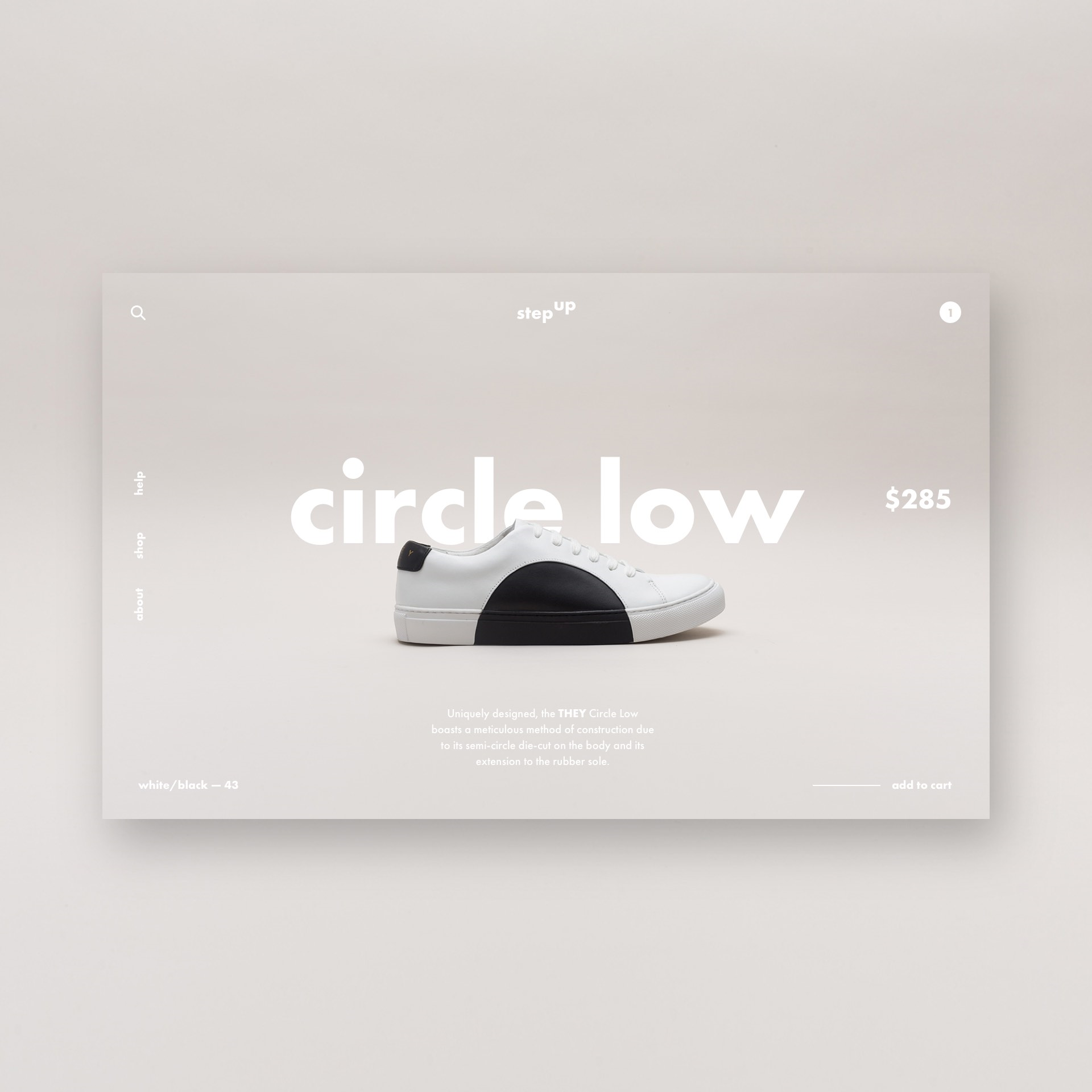 StepUp | E-Commerce Website Design